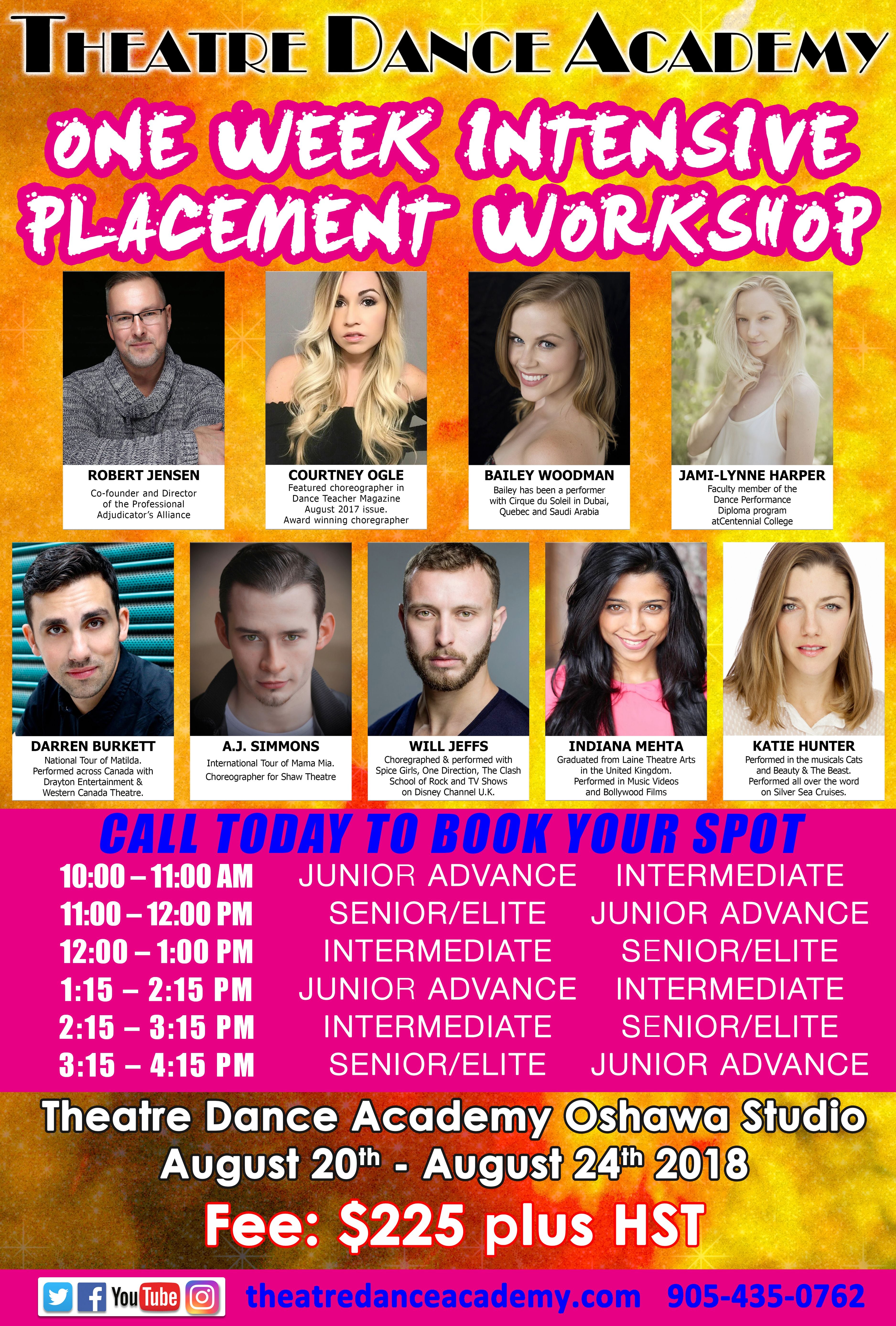 TDA DANCE Workshops TDA DANCE Workshops